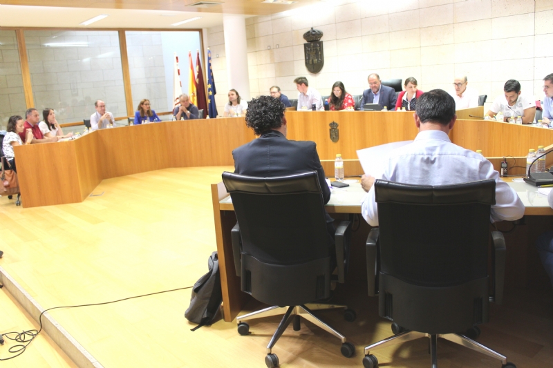 El Pleno del ayuntamiento de Totana aprueba la adhesin a las medidas del Ministerio de Hacienda. 