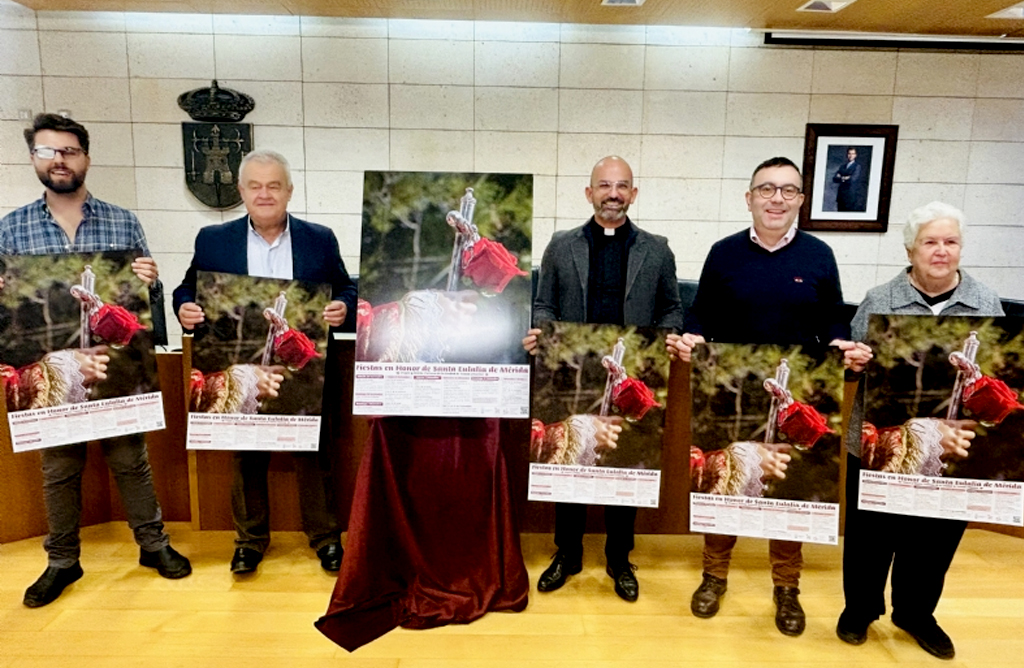 La mano de Santa Eulalia ilustra el cartel de la programaci�n religiosa de las Fiestas Patronales