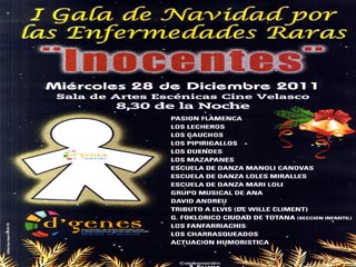 I Gala de Navidad �Inocentes� a favor de la enfermedades raras
