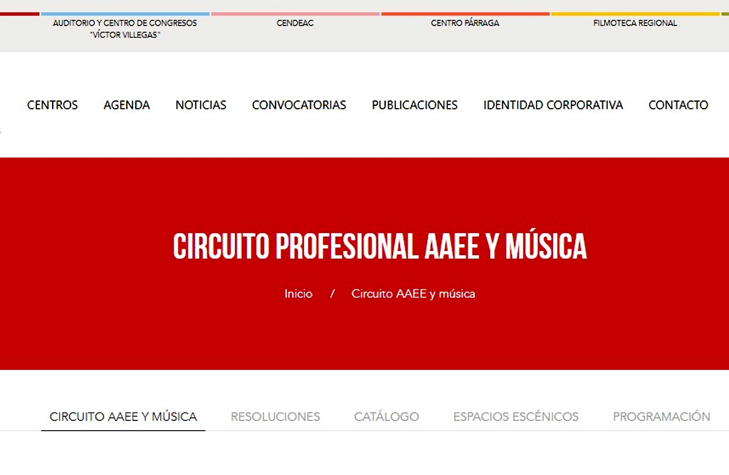 Cultura convoca el Circuito Profesional de Artes Escnicas y Msica dotado con 400.000 euros