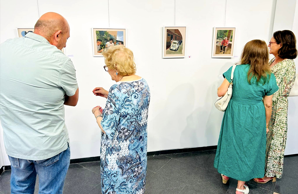 La exposicin Un paseo por las faldas de Sierra Espua Canciones, pinturas y poemas de Alfonso Gallego ya puede visitarse hasta el 3 de octubre.