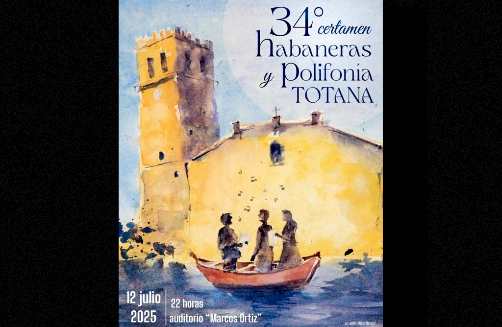 El artista totanero Csar Desviat crea el cartel del 34 Certamen de Habaneras y Polifona de Totana