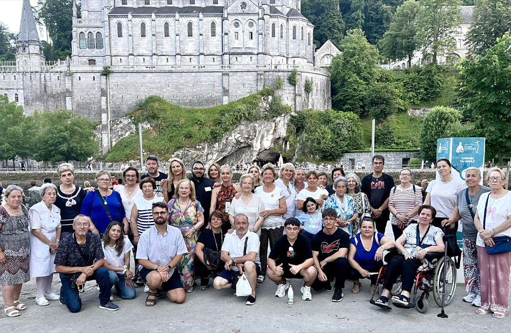 Un grupo de totaneros viaja a Lourdes en la que es la 55 peregrinación de la delegación de Totana