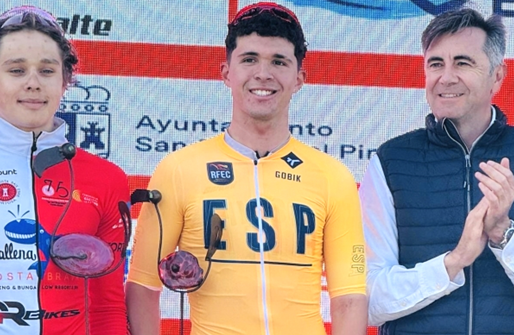 El ciclista totanero Luis Cayuela, lidera la Copa de Espa�a J�nior de carretera 