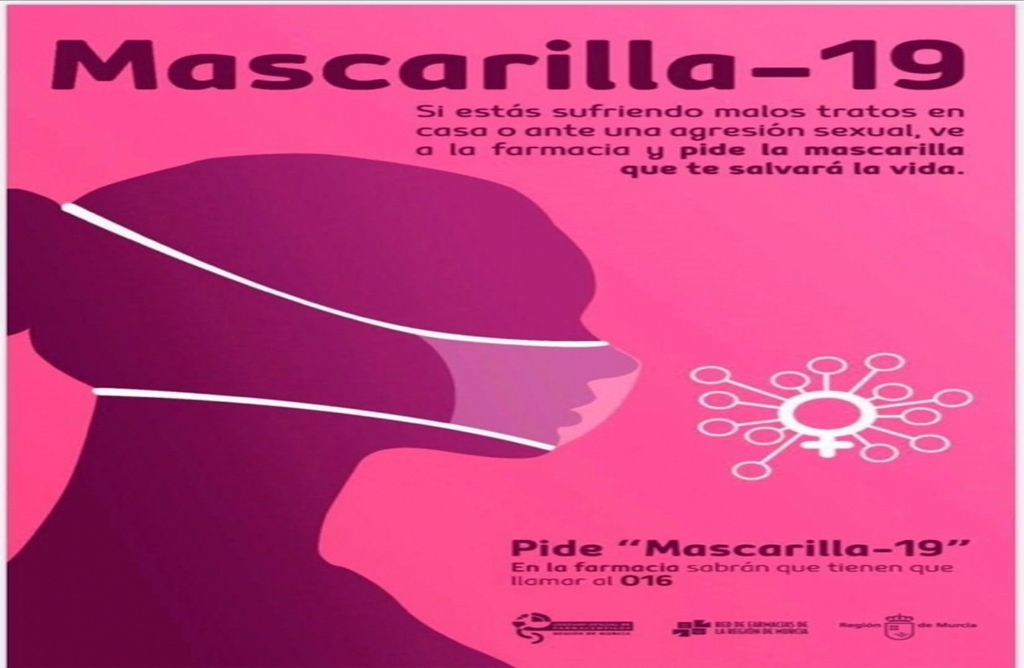 La iniciativa Mascarilla-19 del Colegio Profesional de Farmacuticos, trata de ayudar a posibles vctimas de violencia de gnero.