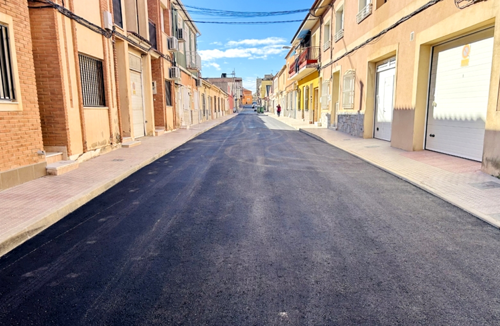 Finalizan las obras de renovacin de la red de saneamiento y abastecimiento en calle San Ramn