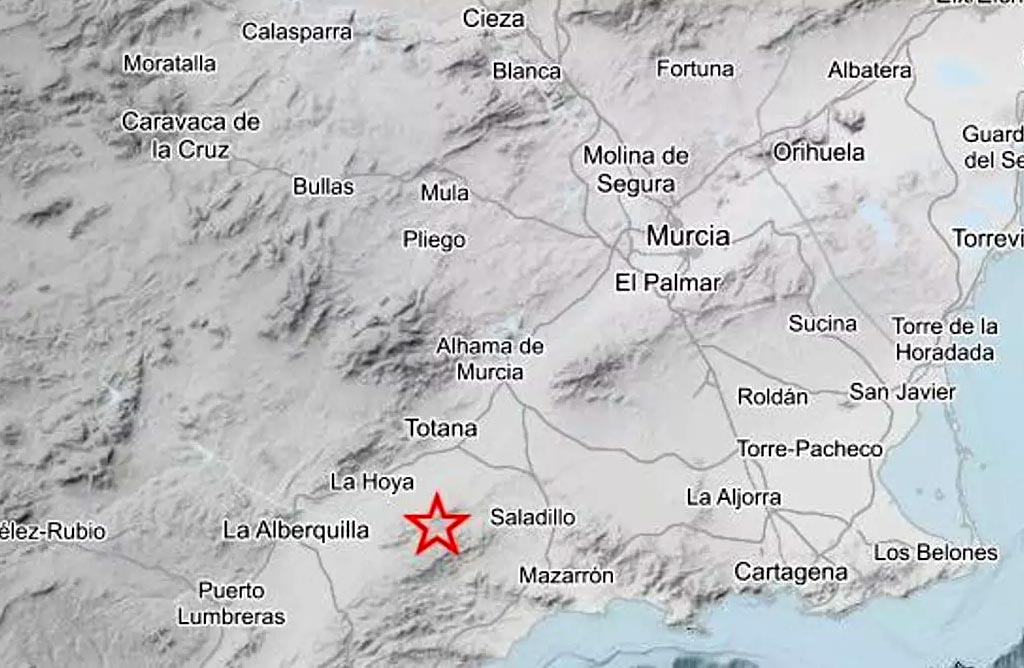 Un leve terremoto se dej sentir en Totana sobre las seis de la maana del domingo