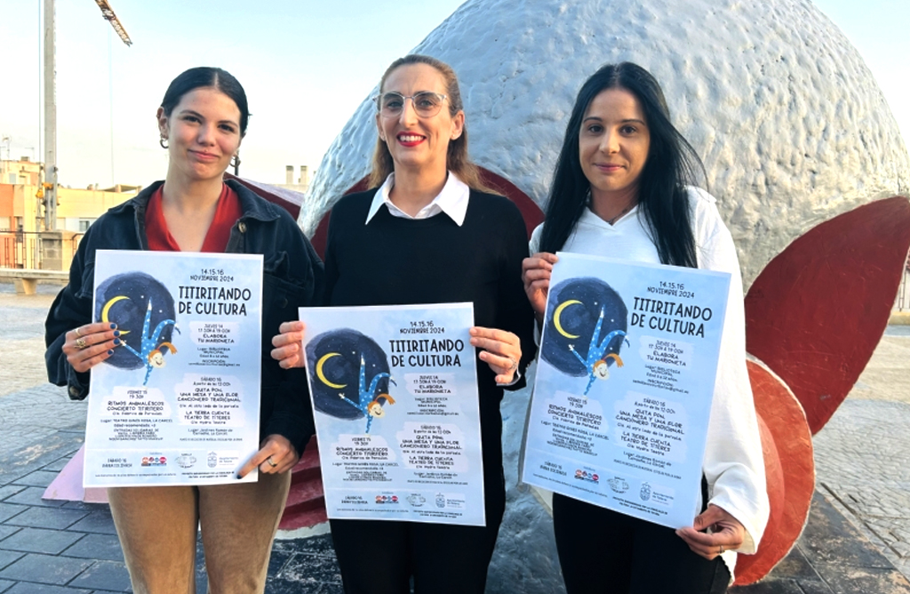 “La Cárcel” acogerá el programa “Titiritando de Cultura” los días 14, 15 y 16 de noviembre